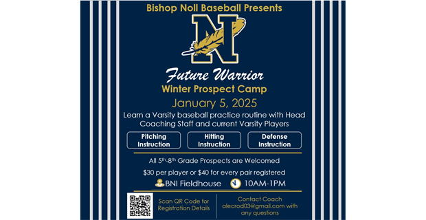 Bishop Noll Baseball Camp