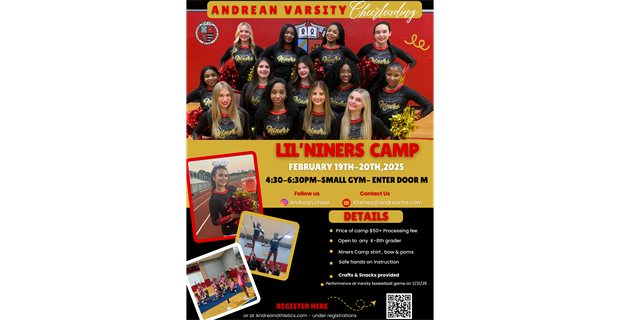 Andrean Cheerleading Camp